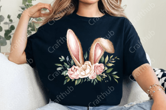 Floral Easter Bunny