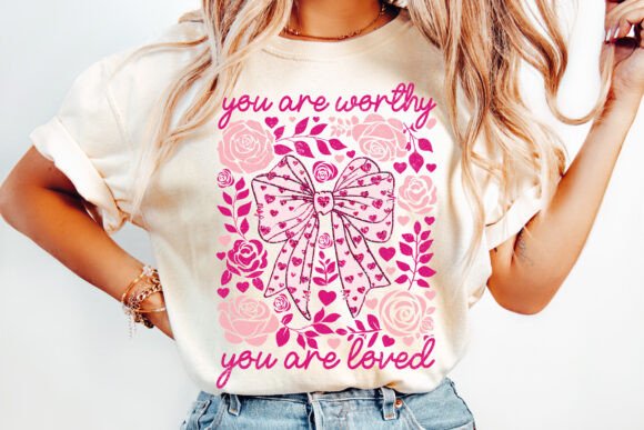You are worthy you are loved T-shirt