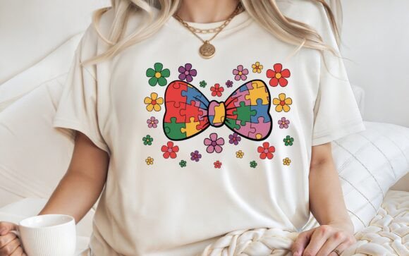 Glitter Autism Coquette Adult Shirt